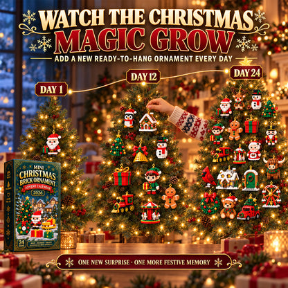 upsell⏳ Last day to save 49% – 🎄 24-Day Mini Christmas Ornament Advent Calendar | 24 unique festive buildable designs with hanging loops—perfect for decorating Christmas trees, wreaths, and holiday displays