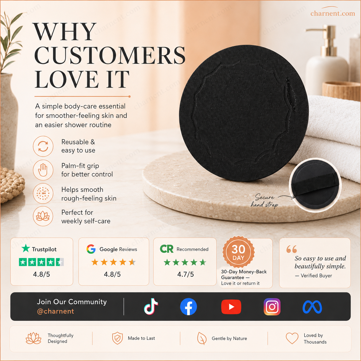 🚿 Exfoliating Scrub Bath Pads🧖‍♀️-Navalonixcosh®