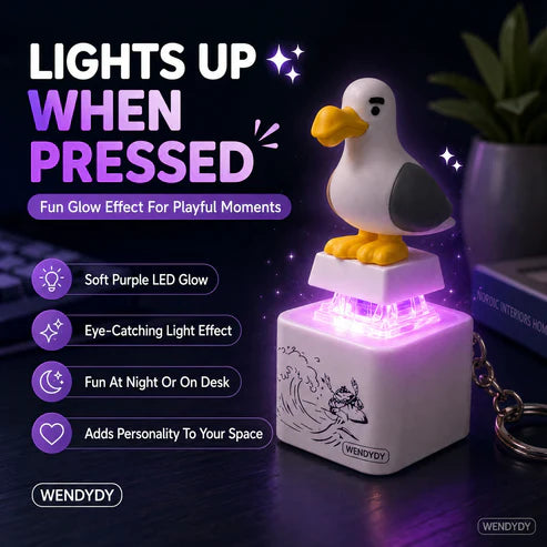 🔥Mine Bird Voice-Activated Light-Up Electronic Keychain-Navalonixcosh®