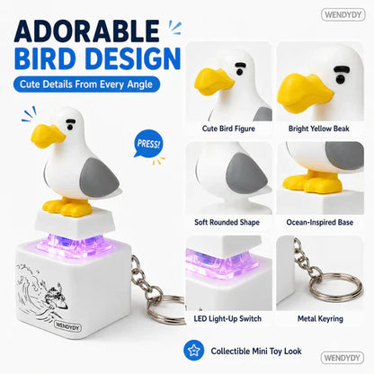 🔥Mine Bird Voice-Activated Light-Up Electronic Keychain-Navalonixcosh®