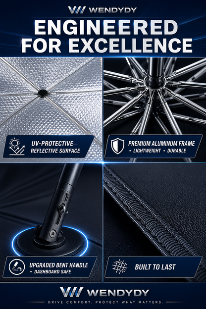 ☀️50% Off For A Limited Time✨️ - 2026 Upgraded Car Windshield Sun Shade Umbrella-Navalonixcosh®