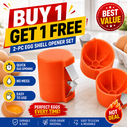 🔥🔥Limited-time 😮‍💨 Buy 1 Get 1 Free ！！！🍳 Quick Egg Cracker Tool – Open Hundreds Of Eggs Faster & Cleaner 🔥