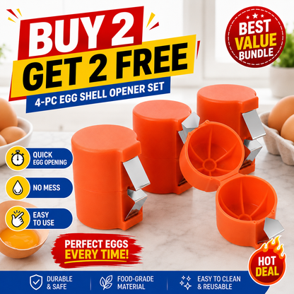 🔥🔥Limited-time 😮‍💨 Buy 1 Get 1 Free ！！！🍳 Quick Egg Cracker Tool – Open Hundreds Of Eggs Faster & Cleaner 🔥