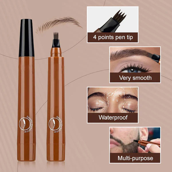 🎁Buy 1 Get 1 Free🔥Waterproof Four-tip Beard and Eyebrow Pen✨-Navalonixcosh®