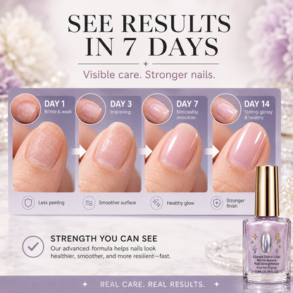 upsell💅⏳LAST DAY✨ 50% OFF! 💜 Lilac Glossy Mirror Nail Strengthener – Fast Air-Dry, Chip-Resistant & Long-Lasting Aurora Finish
