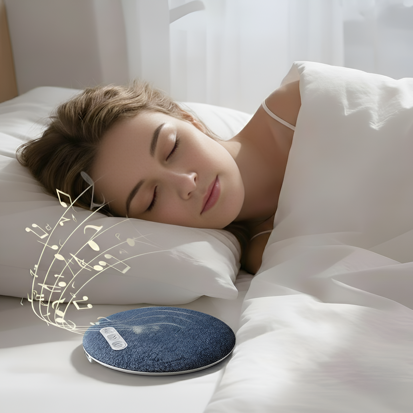 🎁💤Wireless Sleep Pillow Speaker – Ultra-Thin Wireless Audio for Bedtime Comfort-Navalonixcosh®