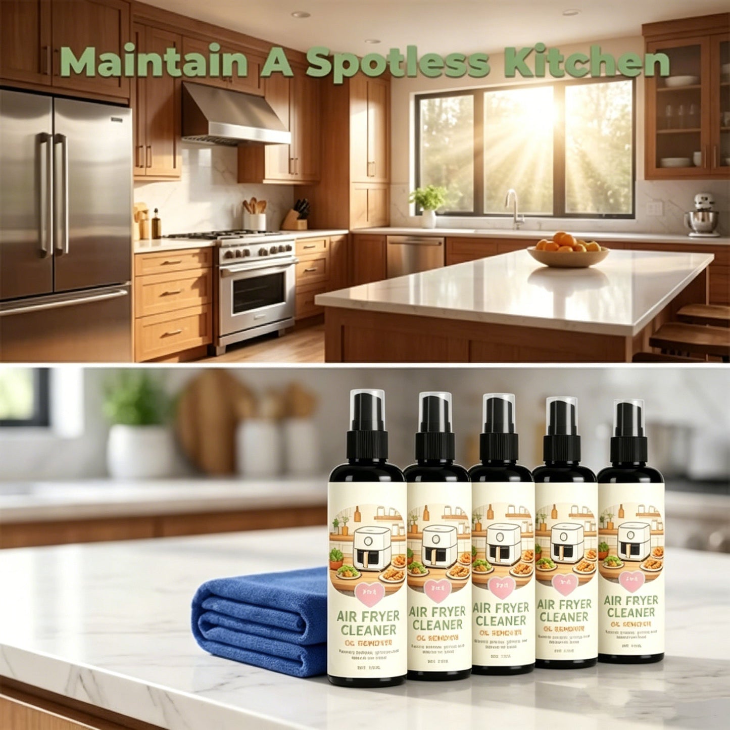🔥 Sale 50% OFF!✨2-in-1 Air Fryer Cleaner and Degreaser Spray-Navalonixcosh®