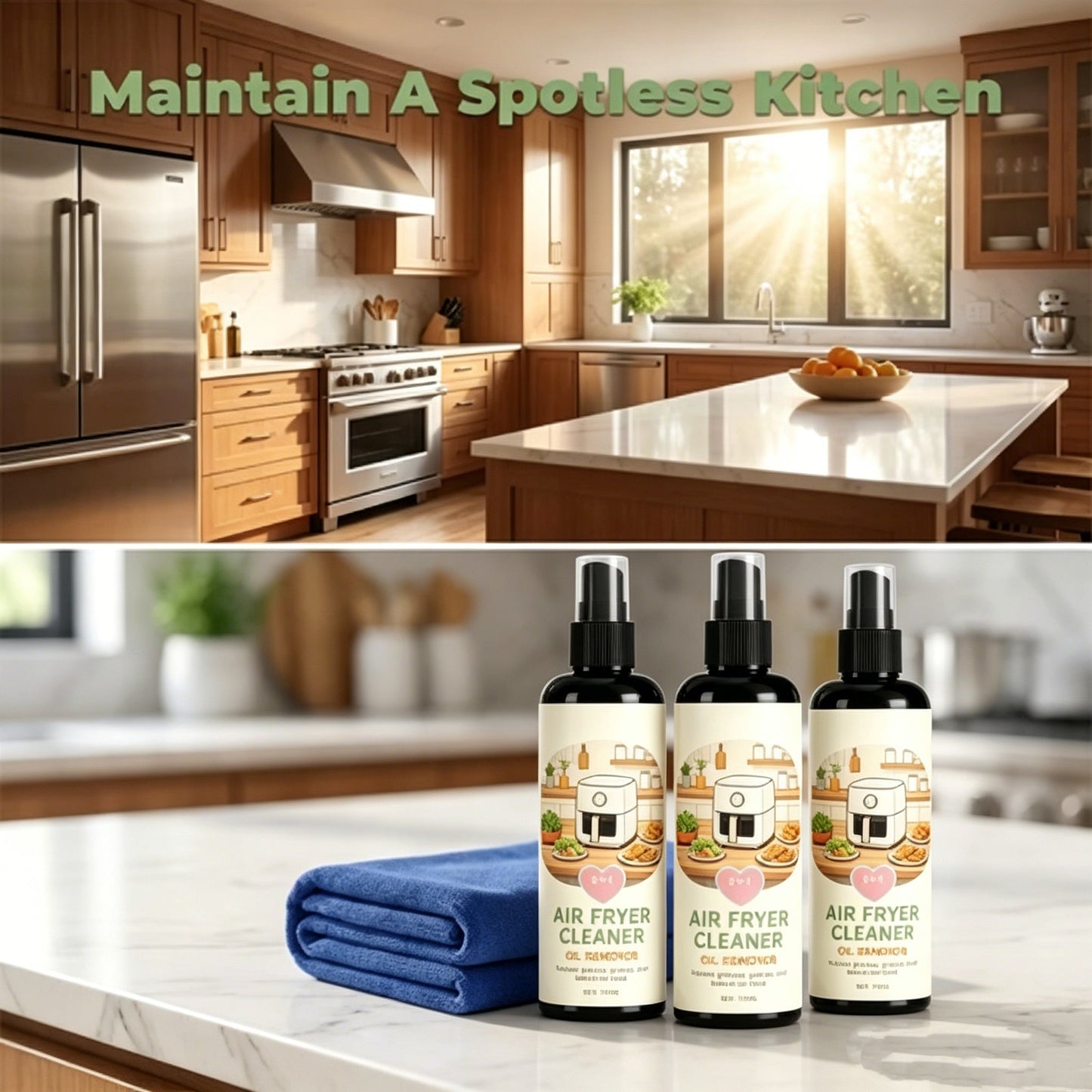 🔥 Sale 50% OFF!✨2-in-1 Air Fryer Cleaner and Degreaser Spray-Navalonixcosh®