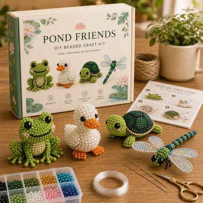 🎁 Navalonixcosh® 3D Beaded Animal DIY Craft Kit