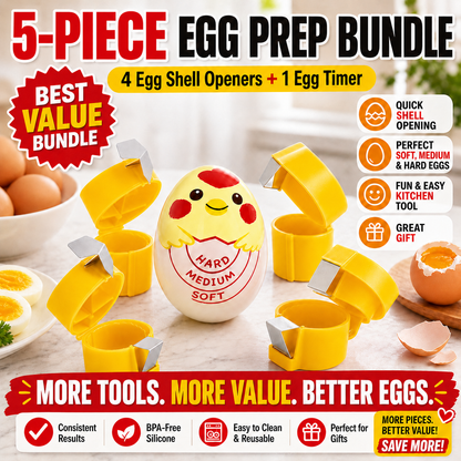 🔥🔥Limited-time 😮‍💨 Buy 1 Get 1 Free ！！！🍳 Quick Egg Cracker Tool – Open Hundreds Of Eggs Faster & Cleaner 🔥