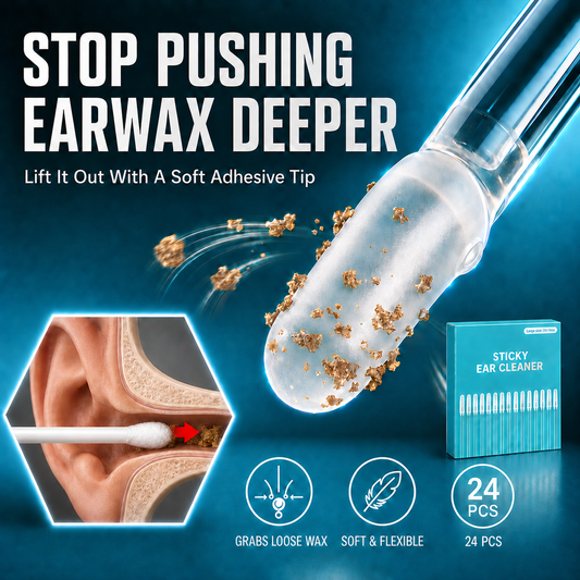 Sticky Ear Cleaning Stick for Adults, Reusable Sticky Ear Cleaner Picks✨
