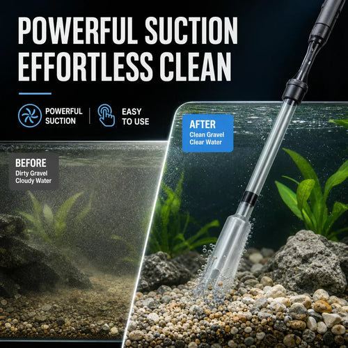 ⏳LAST DAY SALE ONLY￡10.99!🔥Electric Aquarium Gravel Cleaner✨