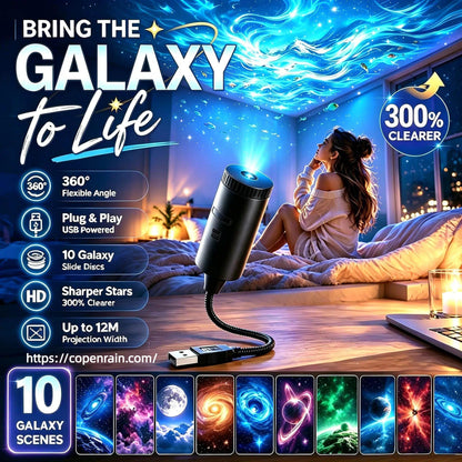 ✨ Plug-and-Play HD Galaxy & Ocean Projector Night Light🥳50,000+ Happy Users-Navalonixcosh®
