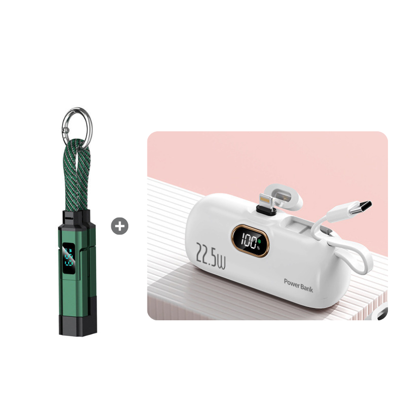 ⏳Limited-time 50% off⏰4-in-1 Digital Display Keychain Charging Cable🔋📱-Navalonixcosh®