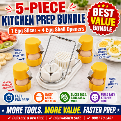 🔥🔥Limited-time 😮‍💨 Buy 1 Get 1 Free ！！！🍳 Quick Egg Cracker Tool – Open Hundreds Of Eggs Faster & Cleaner 🔥