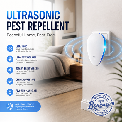 🔥HOT SALE 50%OFF🔥Multi-Functional Ultrasonic Silent Pest & Insect Repeller🏠Upgraded Pest Repeller