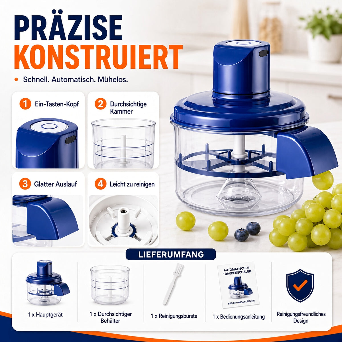 🥔 50% OFF NOW! ⚡ Electric Peeler – Sharp blades, quick peel & easy to rinse – Half price, full convenience – No more peeled fingers! 😎