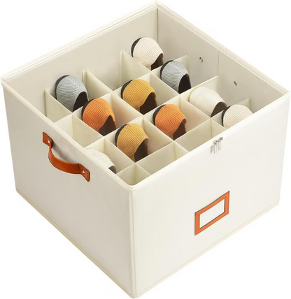 🔥Oxford Fabric Foldable Design Shoe Organizer, Storage Box-Navalonixcosh®