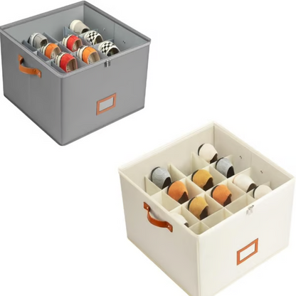 🔥Oxford Fabric Foldable Design Shoe Organizer, Storage Box-Navalonixcosh®