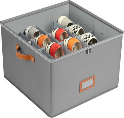 🔥Oxford Fabric Foldable Design Shoe Organizer, Storage Box-Navalonixcosh®