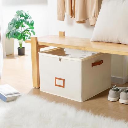 🔥Oxford Fabric Foldable Design Shoe Organizer, Storage Box– Large Capacity, Dustproof & Breathable for Closet & Bedroom 🧺✨-Navalonixcosh®