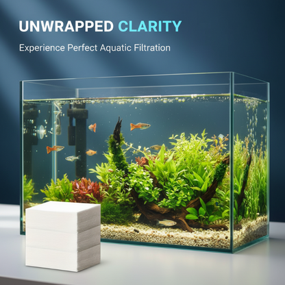 🐠 BUY 1 GET 1 FREE! ✨ AQUARIUM CLARIFYING SHEETS - Crystal Clear Water in 24 Hours, Removes Odors and Impurities, Safe for All Fish and Plants 🌿🔮-Navalonixcosh®
