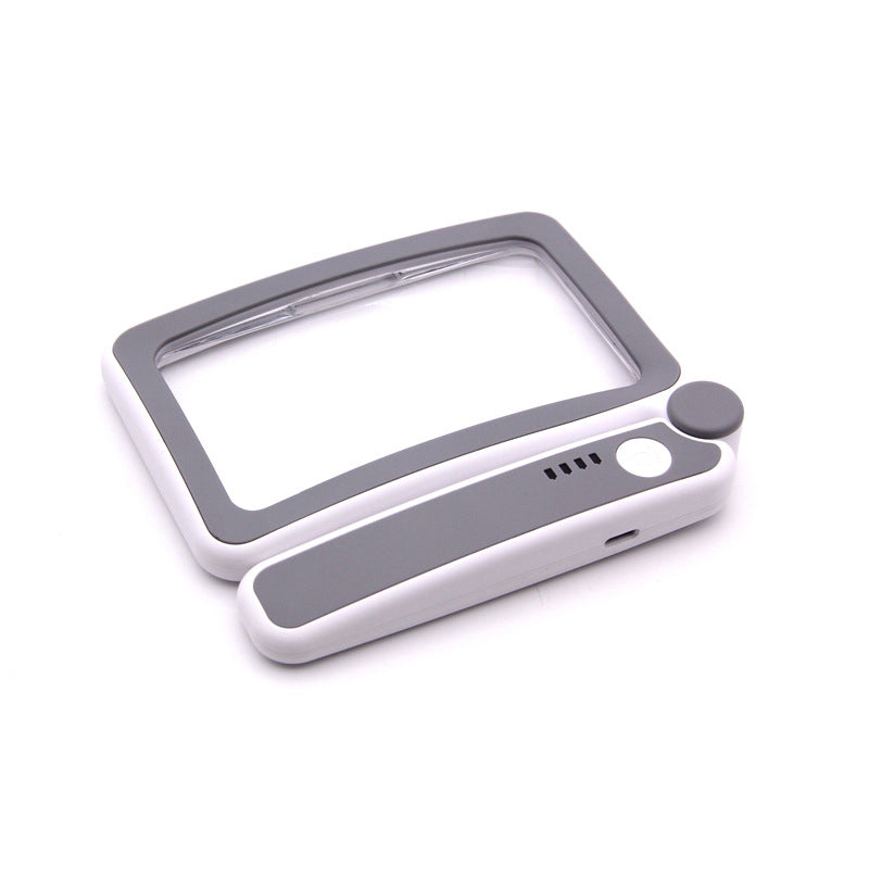 Folding Handheld Magnifying Glass with Light for Reading -Navalonixcosh®