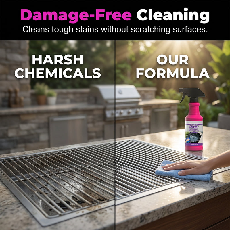 🔥Fast-Acting Heavy-Duty Grill Degreaser Spray-Navalonixcosh®