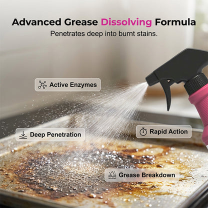 🔥Fast-Acting Heavy-Duty Grill Degreaser Spray-Navalonixcosh®