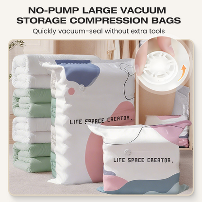 🧳💨 40% OFF! No‑Pump Vacuum Storage Bags – Press & seal, no pump needed. Saves 80% space, keeps clothes dry & dust‑free. Perfect for bulky bedding & off‑season gear. 🛏️🗄️-Navalonixcosh®