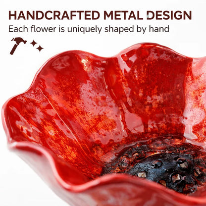 Navalonixcosh® 🎁Handmade Metal Flower Garden Stake🐦