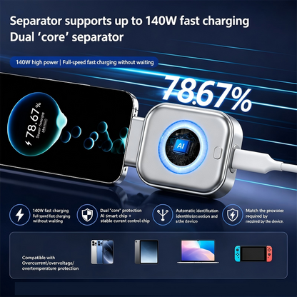 🔋 Auto Power-Off Fast Charging Adapter-Navalonixcosh®