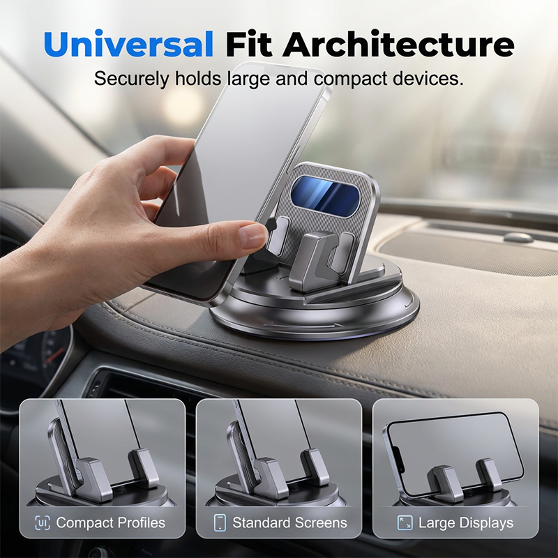 🚗 40% OFF NOW!📱 Rotating Dashboard Car Phone Holder – 360° Adjustable & Anti-Slip – Hands-Free Phone Mount 🛡️