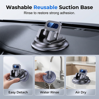 🚗 40% OFF NOW!📱 Rotating Dashboard Car Phone Holder – 360° Adjustable & Anti-Slip – Hands-Free Phone Mount 🛡️