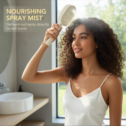 🥳 Electric Spray & Massage Hair Brush-Navalonixcosh®