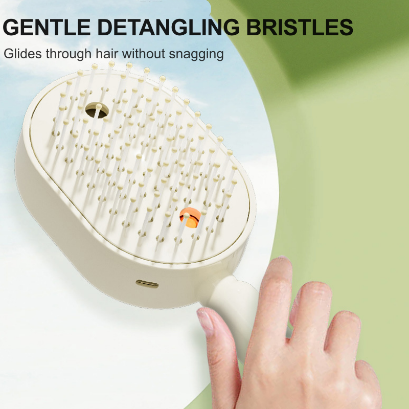 🥳 Electric Spray & Massage Hair Brush-Navalonixcosh®