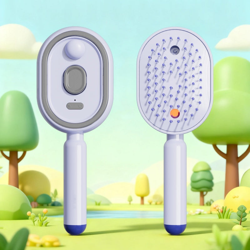🥳 Electric Spray & Massage Hair Brush-Navalonixcosh®
