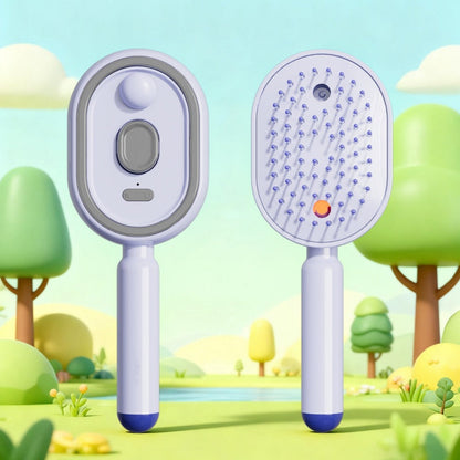 🥳 Electric Spray & Massage Hair Brush-Navalonixcosh®