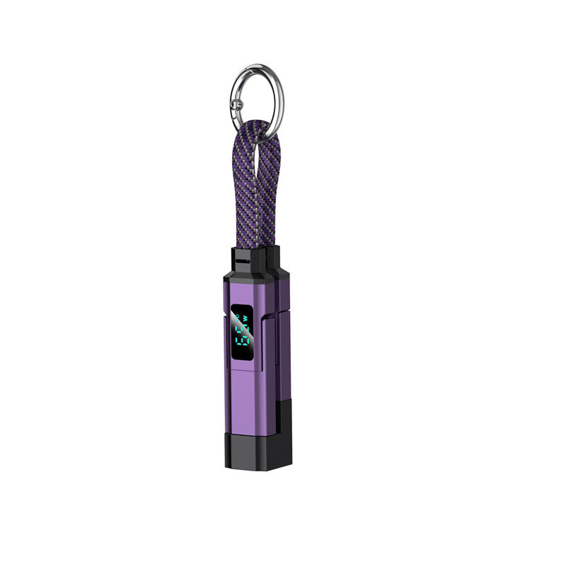 ⏳Limited-time 50% off⏰4-in-1 Digital Display Keychain Charging Cable🔋📱-Navalonixcosh®