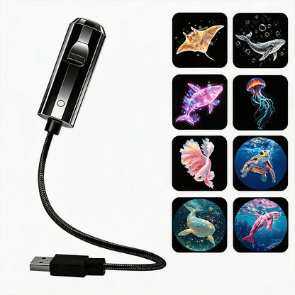 🎁 Navalonixcosh® Plug-and-Play HD Galaxy & Ocean Projector Night Light🥳50,000+ Happy Users
