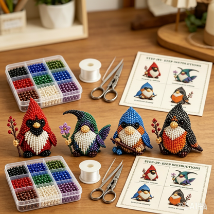 🎁 Navalonixcosh® 3D Beaded Animal DIY Craft Kit