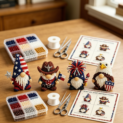 🎁 Navalonixcosh® 3D Beaded Animal DIY Craft Kit
