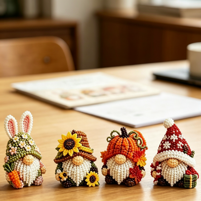 🎁 Navalonixcosh® 3D Beaded Animal DIY Craft Kit