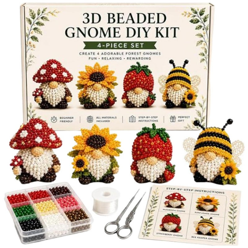 🎁 Navalonixcosh® 3D Beaded Animal DIY Craft Kit