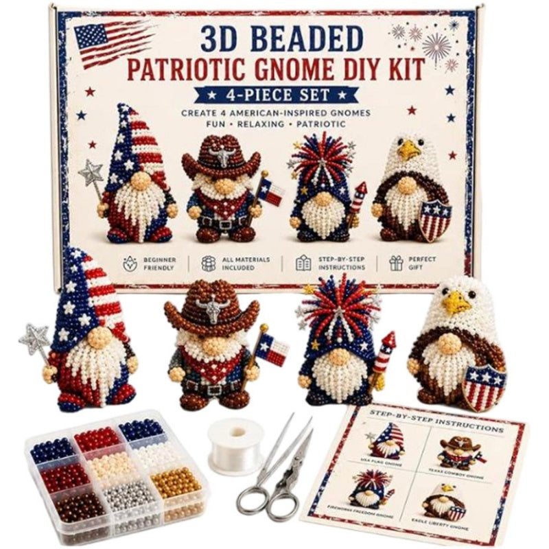 🎁 Navalonixcosh® 3D Beaded Animal DIY Craft Kit