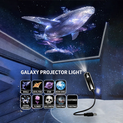 ✨ Plug-and-Play HD Galaxy & Ocean Projector Night Light🥳50,000+ Happy Users-Navalonixcosh®