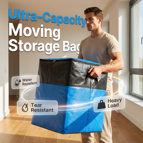 📦 50% OFF NOW! 🧳 Collapsible Storage and Moving Bag – Heavy-duty handles & zippered closure – Folds flat, perfect for moving, travel or closet organization – reusable & easy to clean 🏠-Navalonixcosh®