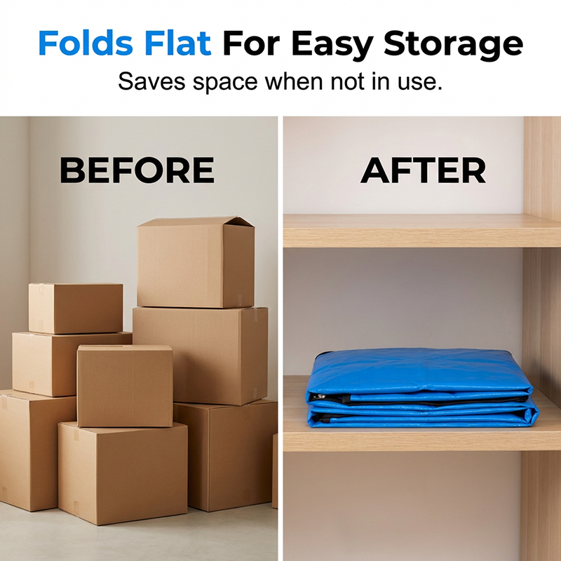 📦 50% OFF NOW! 🧳 Collapsible Storage and Moving Bag – Heavy-duty handles & zippered closure – Folds flat, perfect for moving, travel or closet organization – reusable & easy to clean 🏠-Navalonixcosh®
