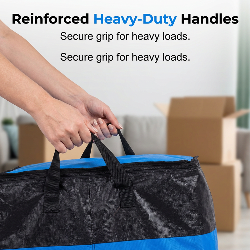 📦 50% OFF NOW! 🧳 Collapsible Storage and Moving Bag – Heavy-duty handles & zippered closure – Folds flat, perfect for moving, travel or closet organization – reusable & easy to clean 🏠-Navalonixcosh®