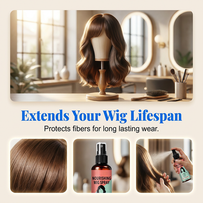 🏆LAST DAY SALE: ONLY ￡9.99!!🎁✨Lightweight No-Rinse Nourishing Wig Spray